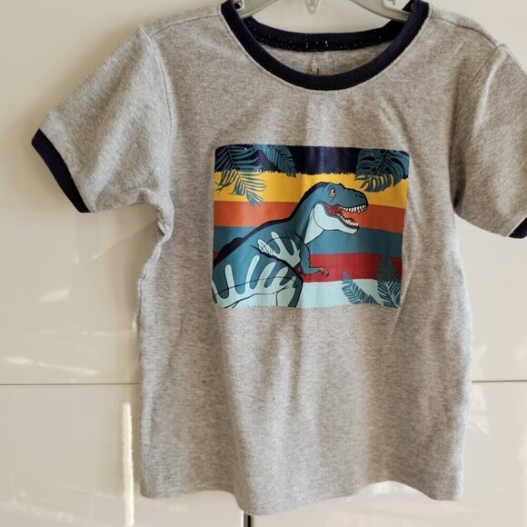 Boys Cotton Dinosaur Sleep Shirt - Picture 2 of 7